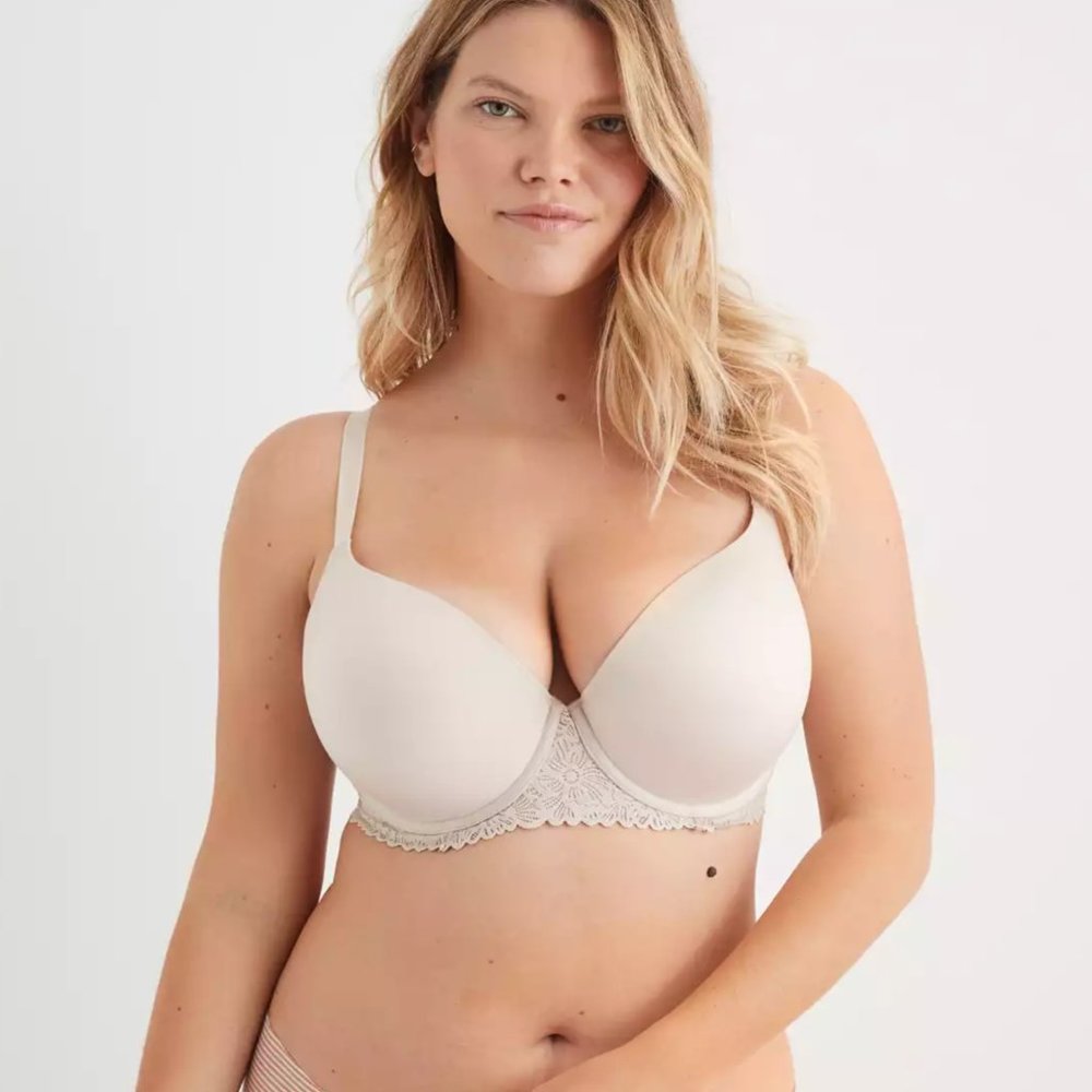 Aerie Real Sunnie Demi Push Up Bra